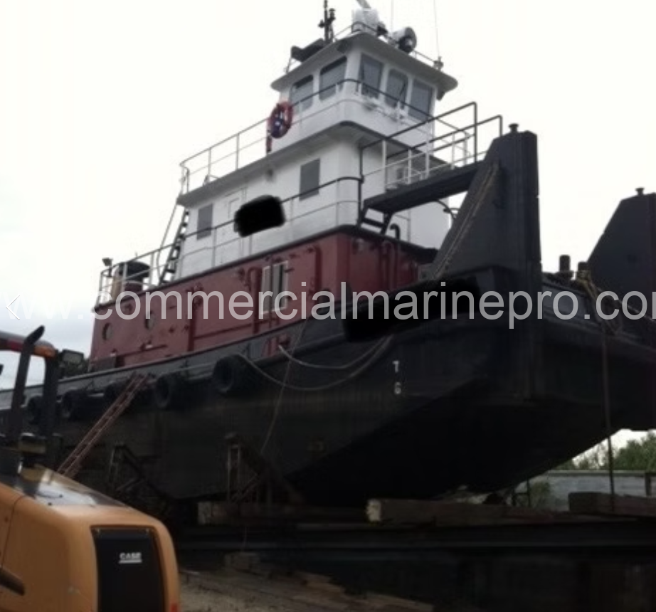 900 HP Pushboat - Twin Screw - Built 1971 - Image 2